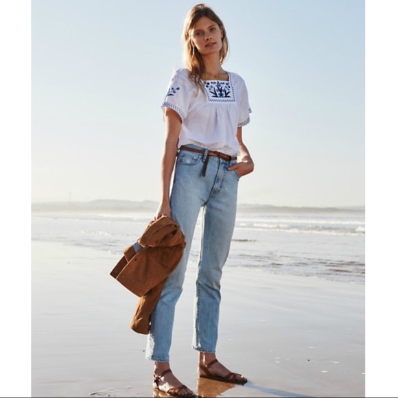 Madewell Embroidered Alma Tunic - Picture 1 of 5